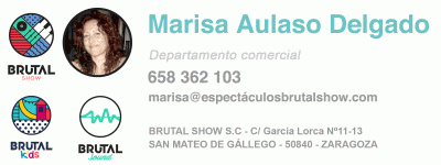 firma Marisa Brutal Show